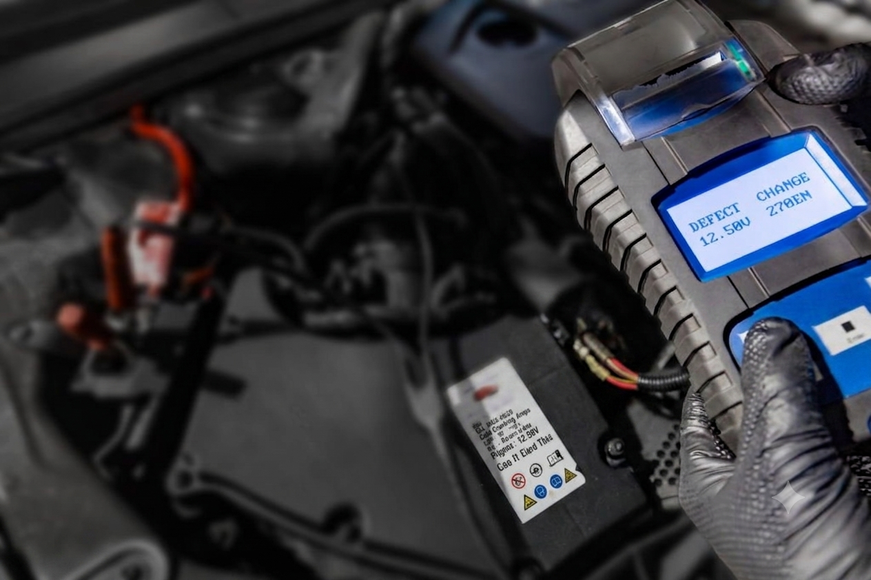 Digital battery voltage test